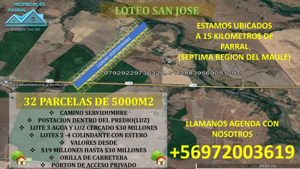Loteo en Venta Parral